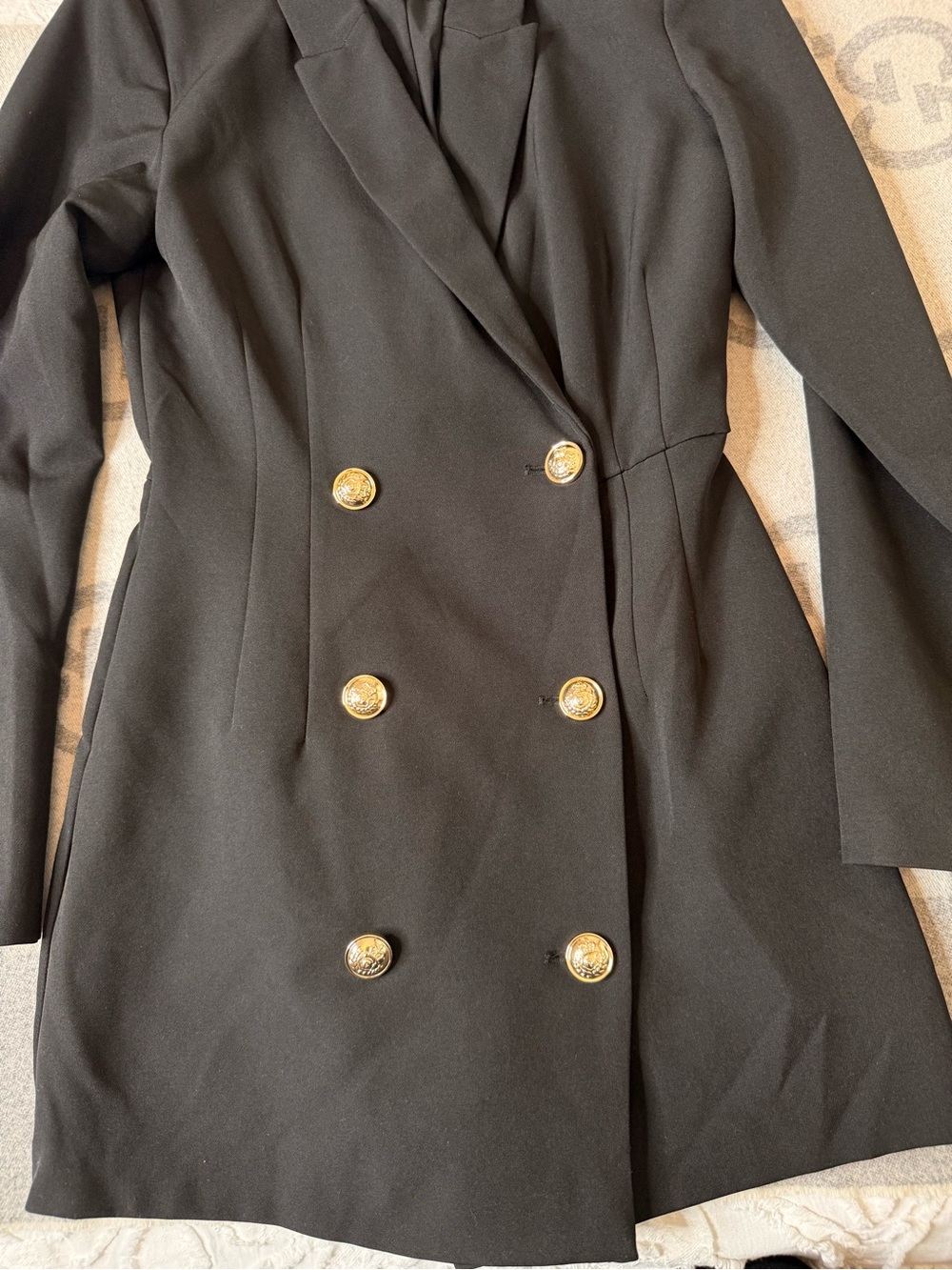 Dynamite Black Tailored Blazer Dress / Skort - Picture 3 of 10